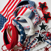 Red, White & Denim Collection Headbands