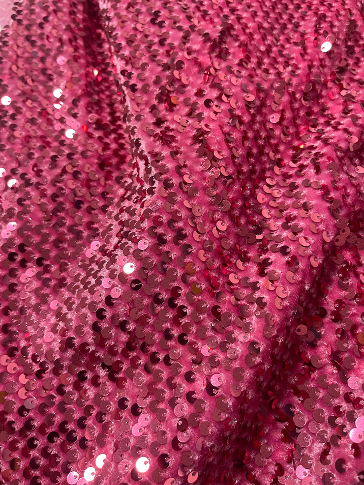 Flirty Fuchsia (sequin velvet)