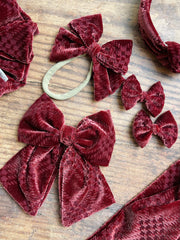 Marsala (embossed velvet)