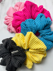 Waved Rib Fabric - scrunchies