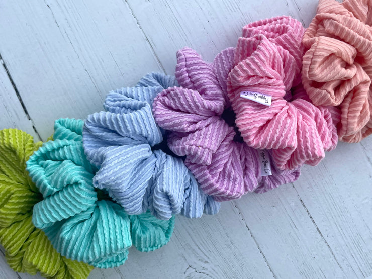 Scrunchies- Waved Rib Fabric