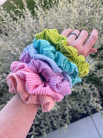 Scrunchies- Waved Rib Fabric