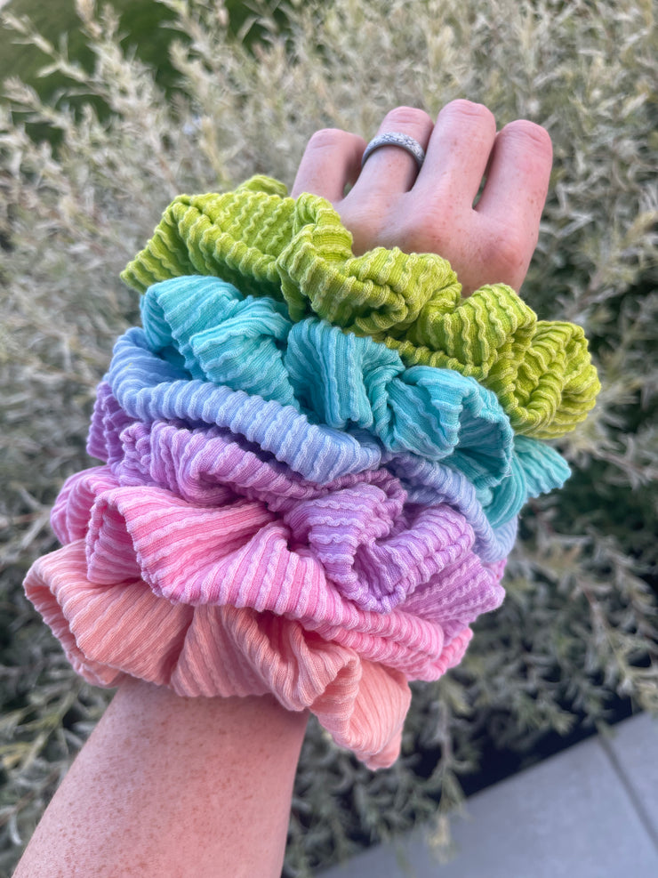 Scrunchies- Waved Rib Fabric
