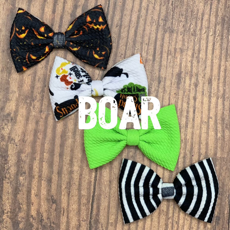 4" Boar Bow Tie
