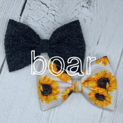 4" Boar Bow Tie