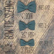 3" Piglet Bow Tie