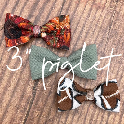 3" Piglet Bow Tie